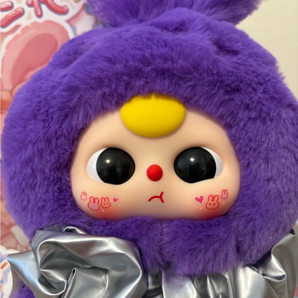 SECRET Baby Three 200% Lily Rabbit Town V2 Plush Bag Charm NEW Confirmed SECRET - Picture 2 of 7
